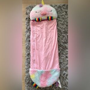 Happy Nappers Unicorn Sleeping Bag with Rainbow Trim